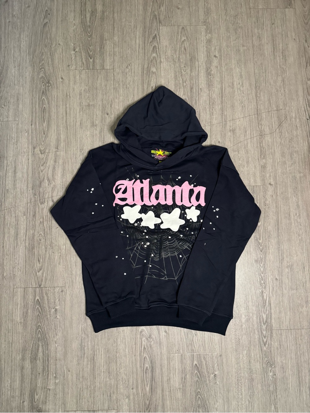 Spider hoodie with Pink 'Atlanta' Graphic